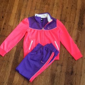 Nike- Pink Warm Ups